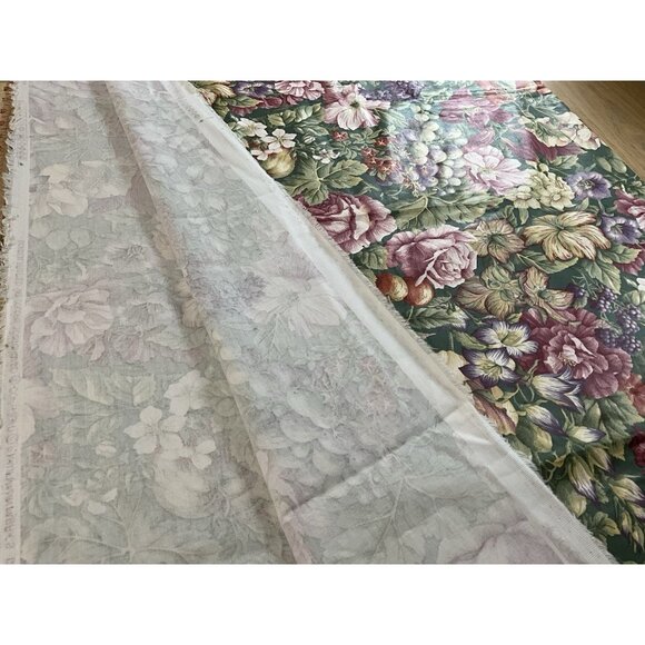 Kaufmann Floral Cotton Home Decor Fabric Design by Carole Watson 2.25 Yards - Picture 12 of 15